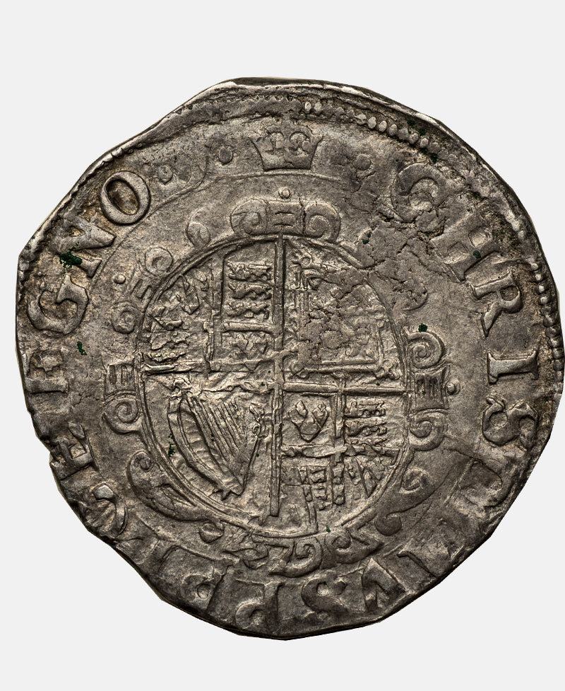 1635-6 Charles I Tower Mint mm Crown Shilling