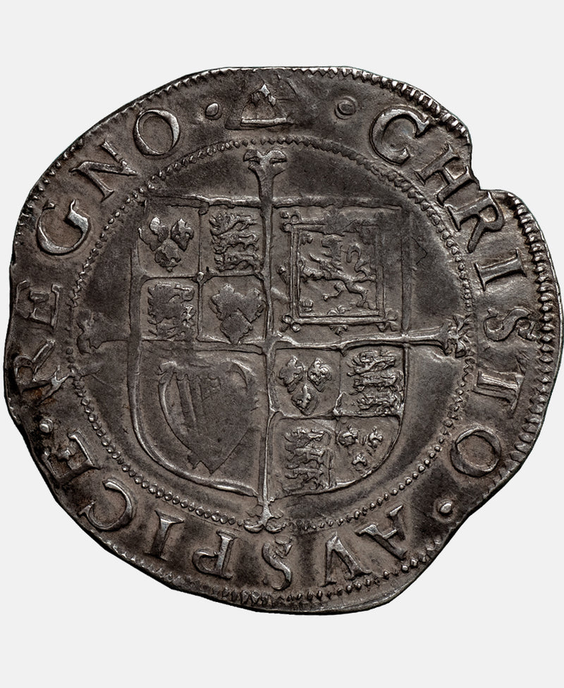 1639-40 Charles I Tower Mint mm Triangle over Anchor over Tun Shilling