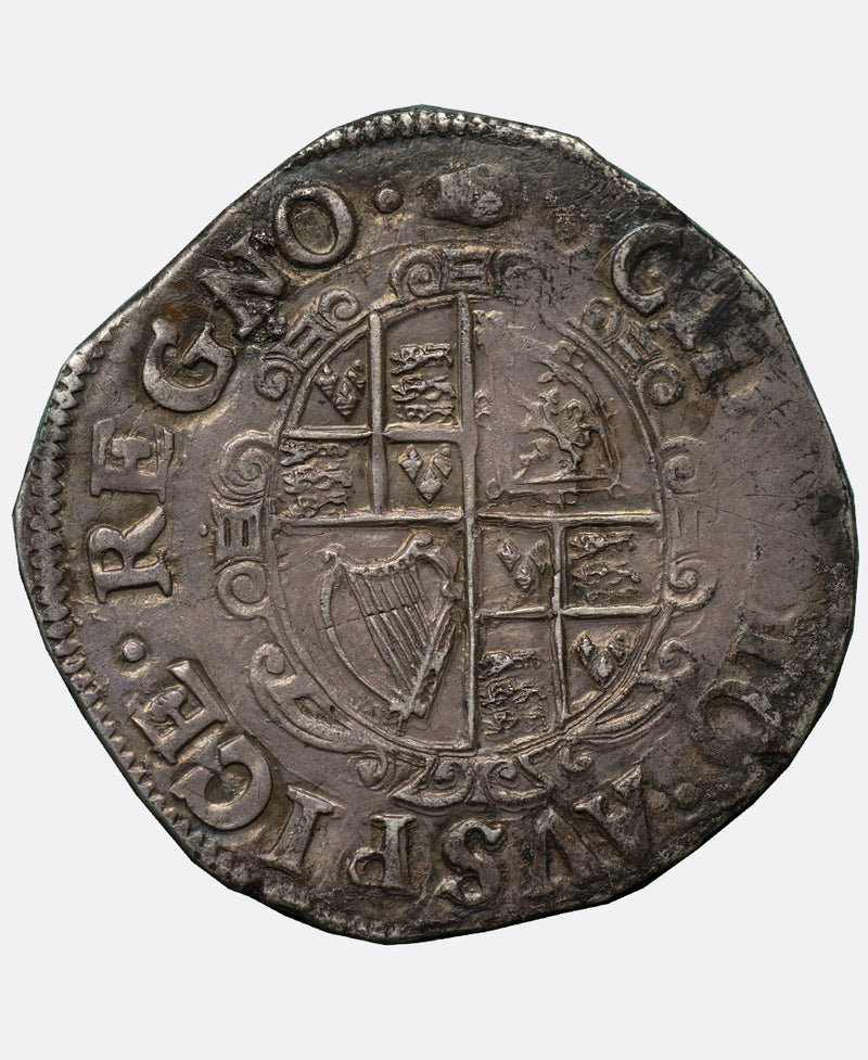 1636 - 8 Charles I Tower Mint mm Tun Shilling