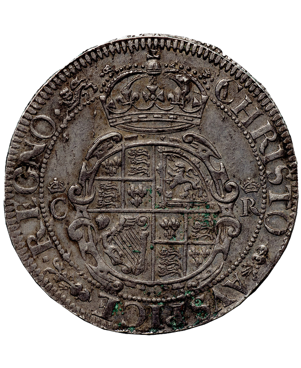 1643-4 Charles I York Mint Ebor Error Halfcrown