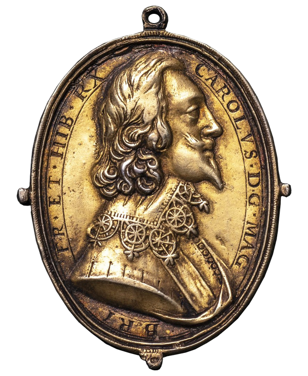 1642-49 Charles I Gilt Royalist Badge