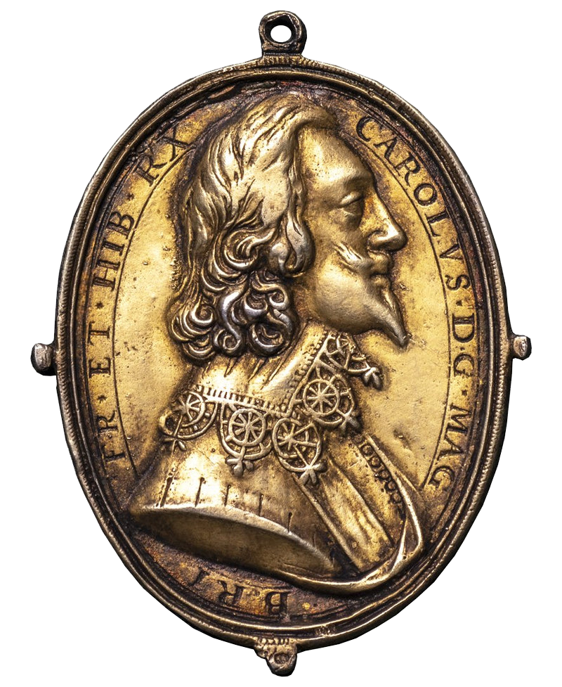 1642-49 Charles I Gilt Royalist Badge