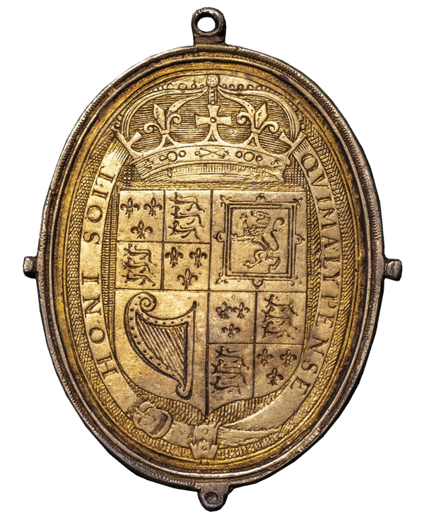 1642-49 Charles I Gilt Royalist Badge