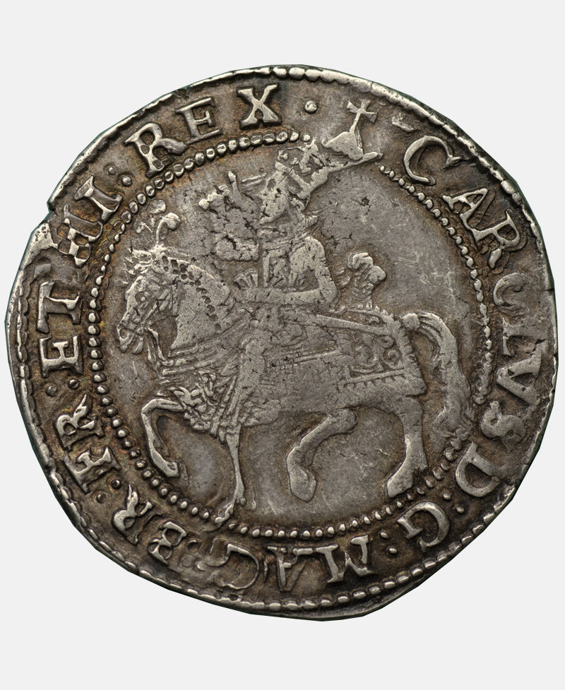 1626 Charles I Tower Mint mm Cross Calvary Type 1b Halfcrown