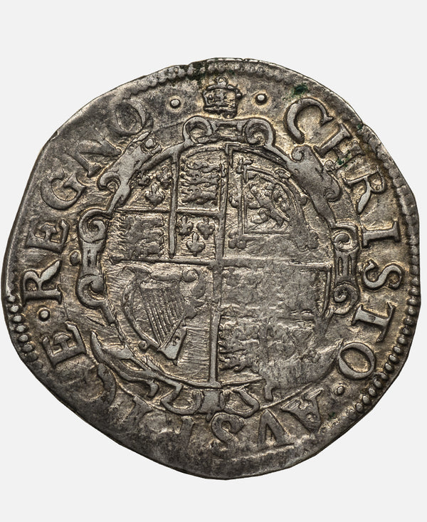 1635-6 Charles I Tower Mint mm Crown over Bell Shilling