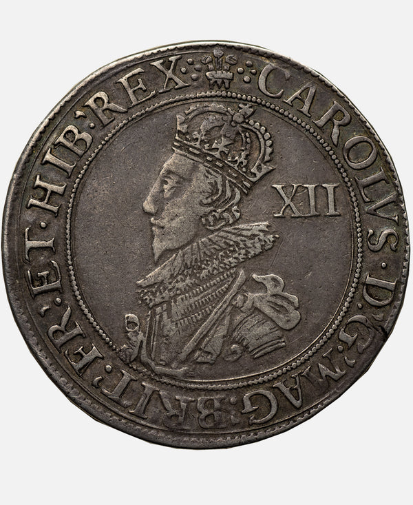 1630 CHARLES I TOWER MINT FINE WORK SHILLING
