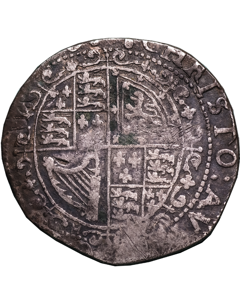 1646 Charles I Hartlebury Castle Halfcrown