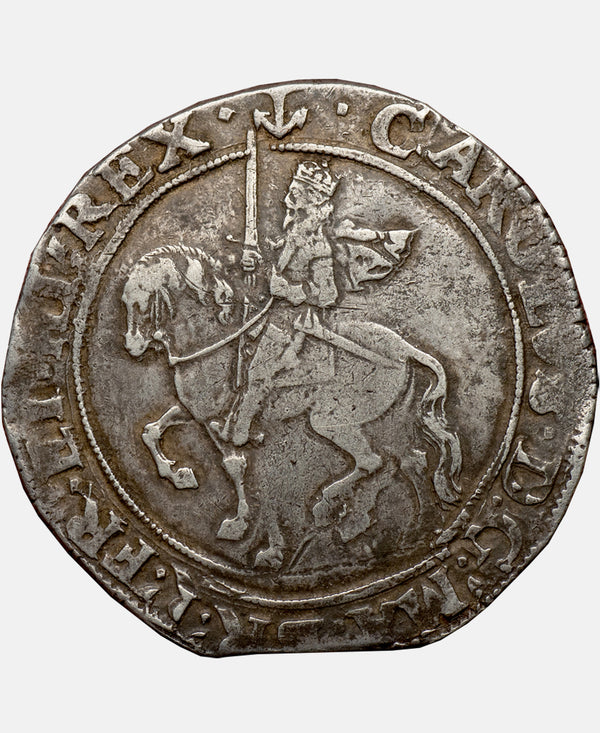 1638-9 Charles I Tower Mint mm. Anchor Halfcrown - unpublished die