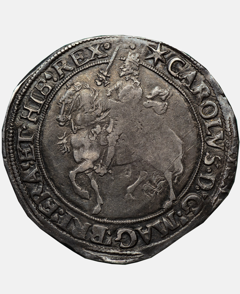 1640 - 41 Charles I tower Mint mm Star Halfcrown