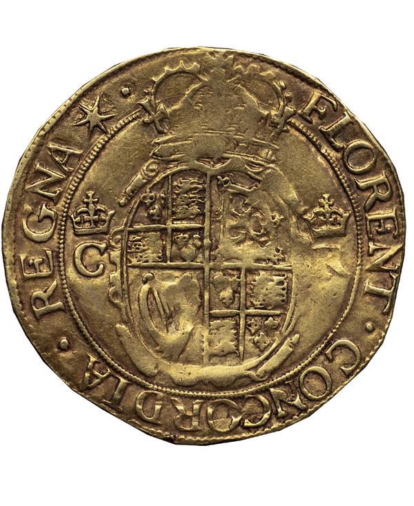 1640-1 CHARLES I TOWER MINT MM STAR UNITE - EX J G BROOKER COLLECTION