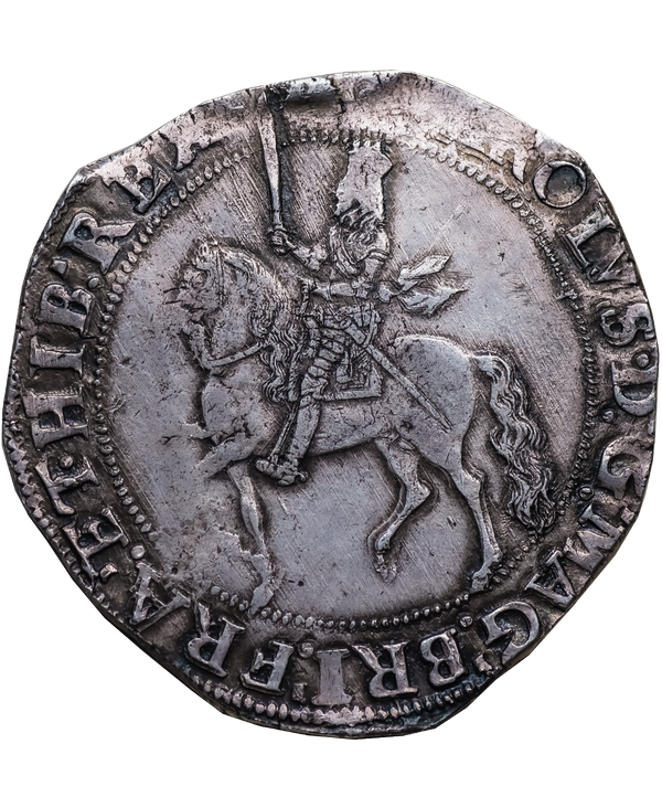 1645-46 Charles I Parliament mm Sun Halfcrown