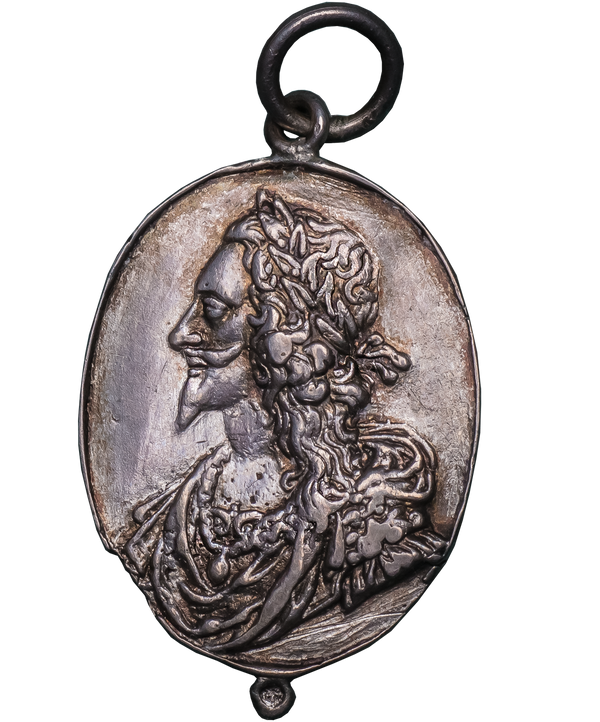 1642 - 49 Charles I and Henrietta Maria Royalist Badge