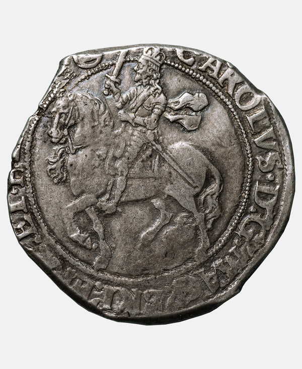 1641 - 43 Charles I Tower Mint mm Triangle in Circle Halfcrown