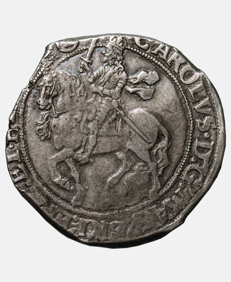 1641 - 43 Charles I Tower Mint mm Triangle in Circle Halfcrown