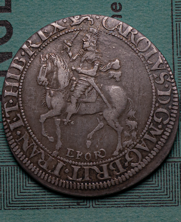 1643-44 Charles I York Mint Type 6 Halfcrown