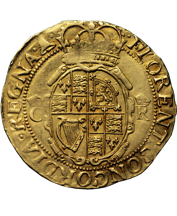 1634-5 Charles I Tower Mint mm Bell Unite