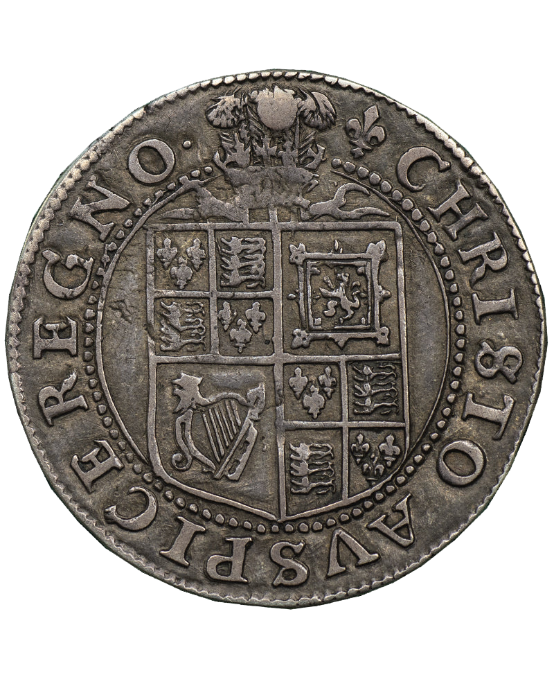 1625 Charles I Tower Mint mm Lis Plume over Shield Shilling - extremely rare