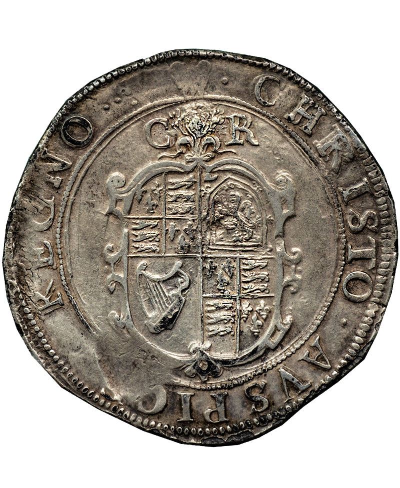 1630 - 1 Charles I Tower Mint mm Plume Halfcrown