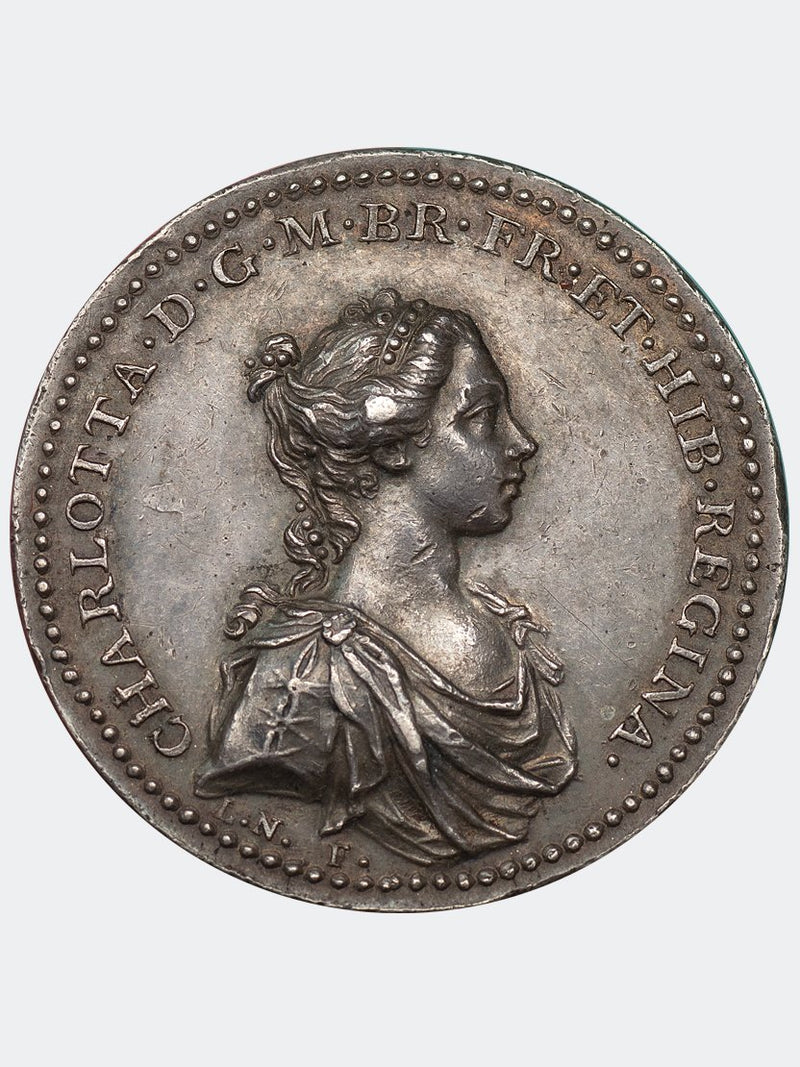 1761 Coronation of Charlottle Medal - Mhcoins