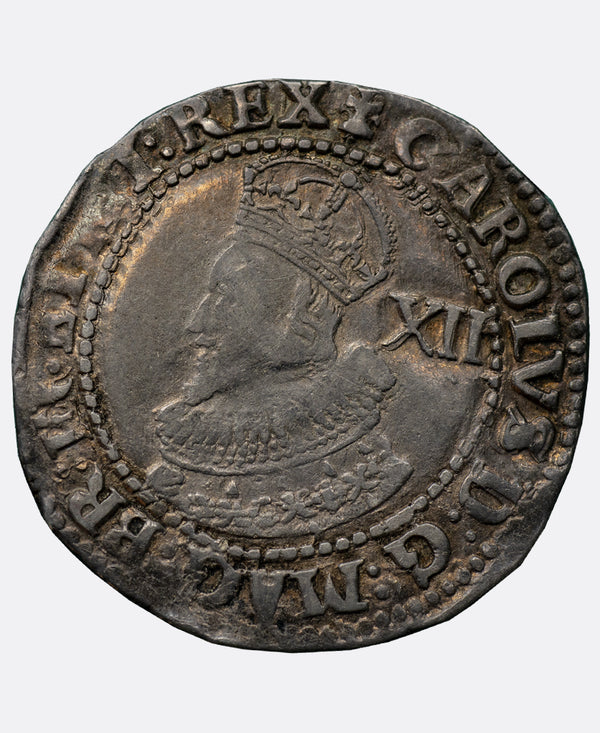 1626 Charles I tower mm Cross Calvary over lis Shilling