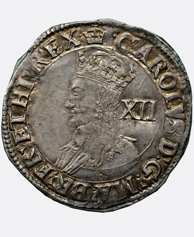 1635-6 Charles I Tower Mint mm Crown Shilling