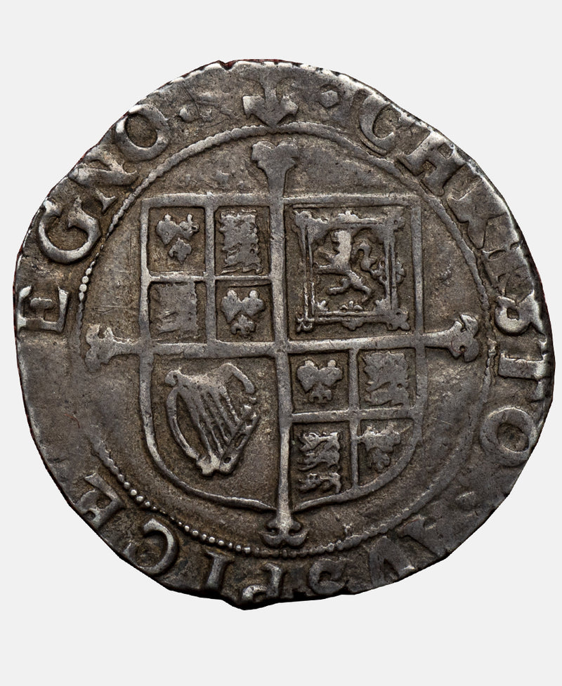 1638-9 Charles I Tower Mint mm Anchor Shilling CHRISTO ERROR