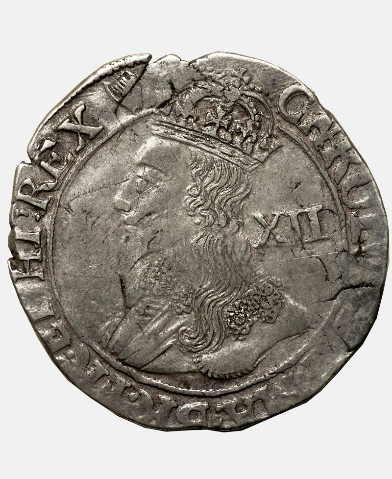 1632-3 Charles I tower Mint mm Harp Shilling