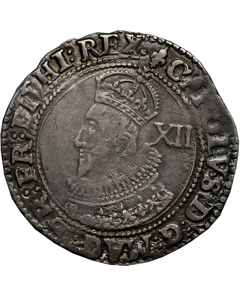 1625 Charles I Tower Mint mm Lis. Shilling