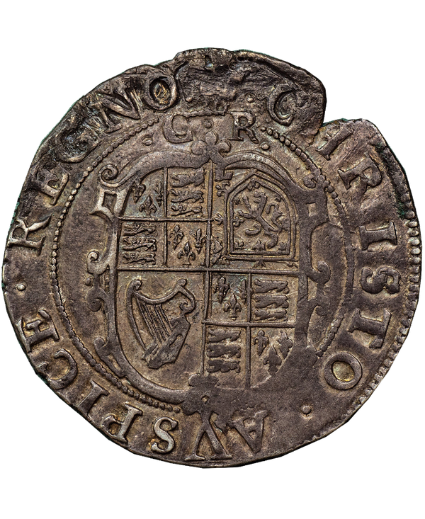 1630-31 Charles I Tower Mint mm Plume Shilling