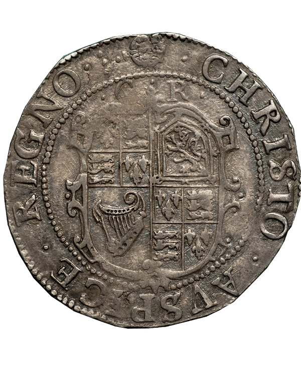 1631 -2 Charles I Tower Mint mm rose Shilling