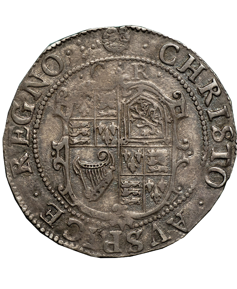1631 -2 Charles I Tower Mint mm rose Shilling