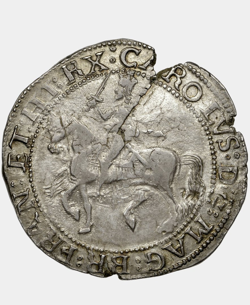 1645 Charles I Worcester Mint Halfcrown - Mhcoins
