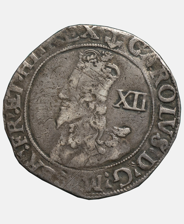 Charles I Tower Mint mm Anchor Shilling