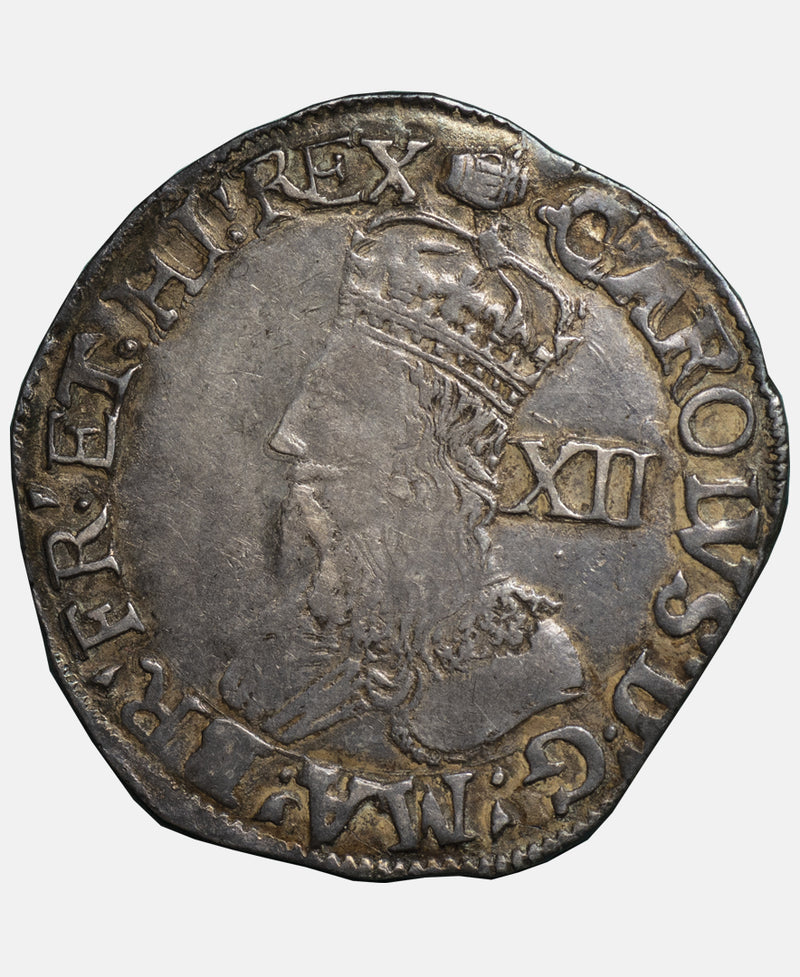 Charles I Tower Mint mm Tun Shilling
