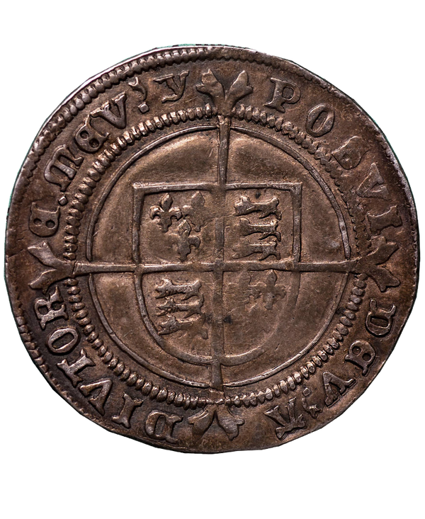 1551 - 1553 Edward VI MM Y SHILLING