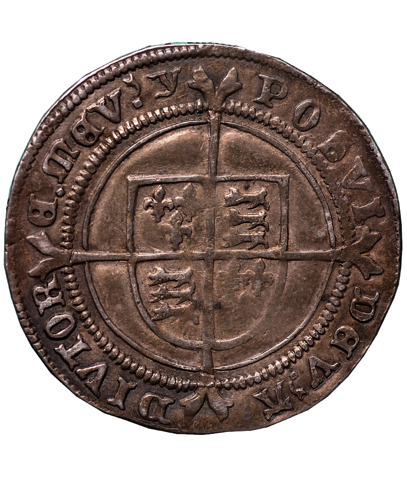1551 - 1553 Edward VI MM Y SHILLING