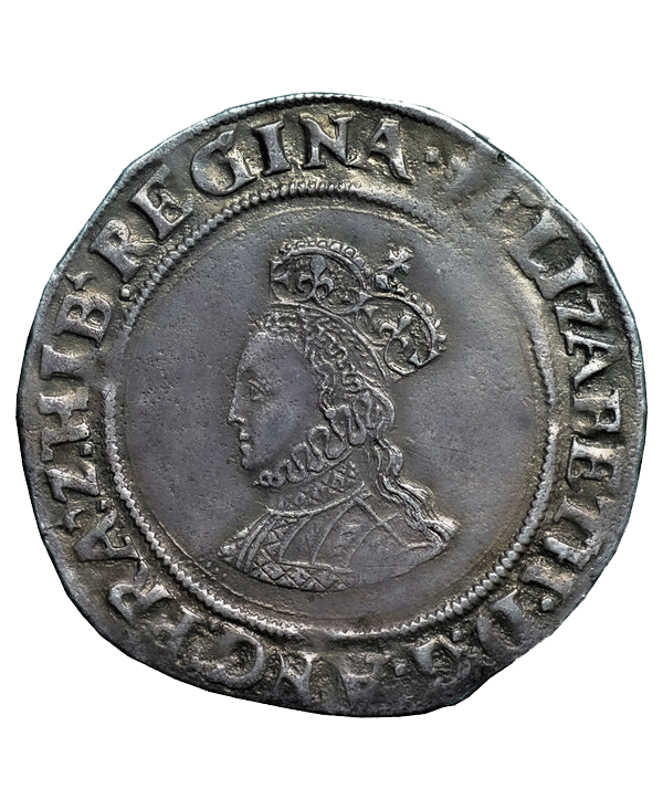 1559-60 Elizabeth I mm Lis First Issue Shilling