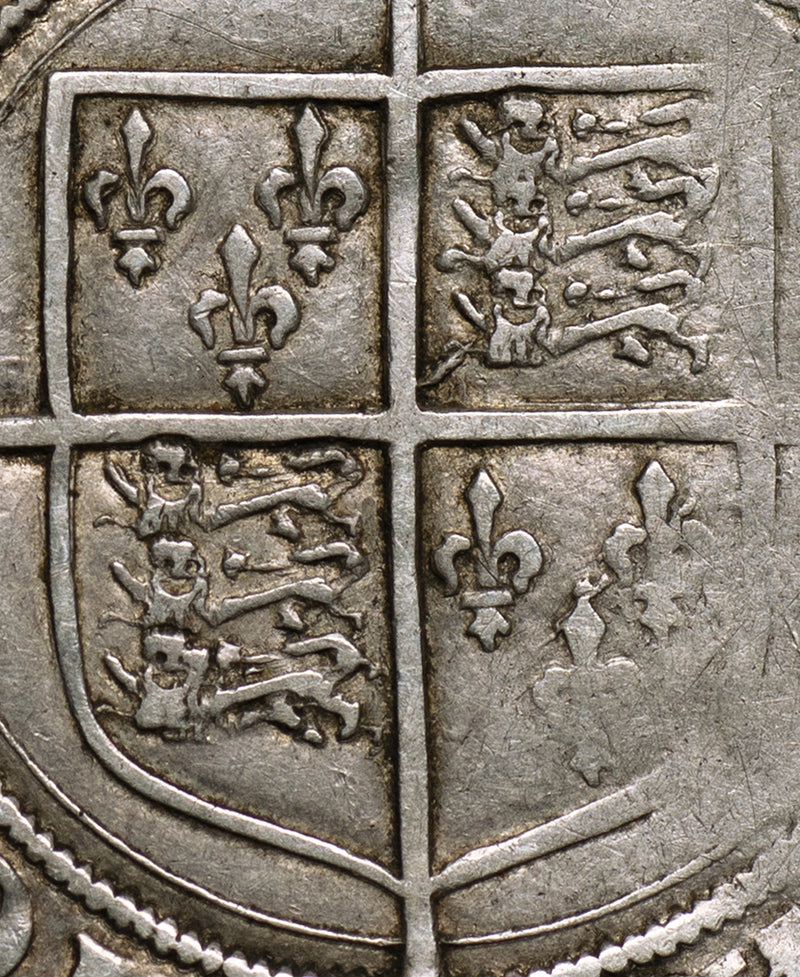 1558 - 1603  Elizabeth I Second Issue Shilling