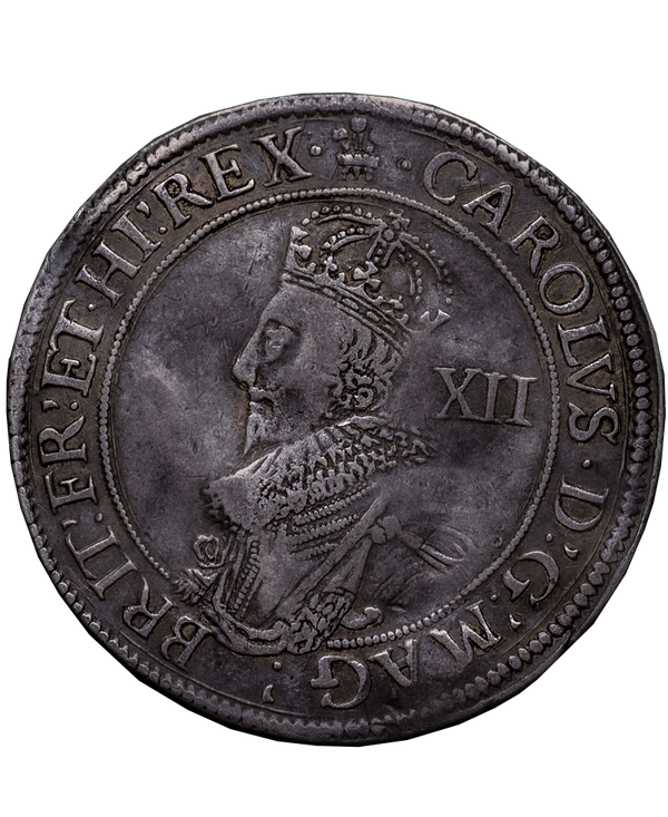 1630 - 31 Charles I Fine Work mm Plume Shilling - Ex Webb, Lockett, Brooker and Martin Hughes Collections