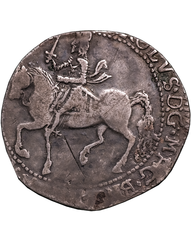 1646 Charles I Hartlebury Castle Halfcrown