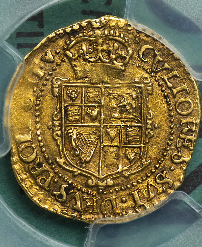 1629 - 30 Charles I Tower Mint Gold Crown - PCGS GRADED AU55 - FINEST KNOWN !
