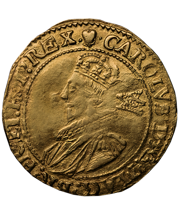 1629 - 30 Charles I Tower Mint mm Heart over Anchor / Heart Unite