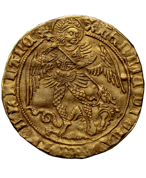 1495-98 Henry VIII mm Pansy Gold Angel