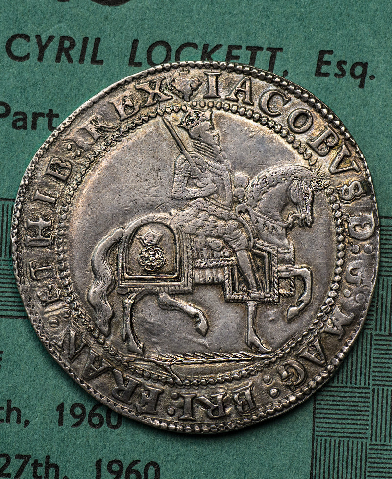 1624 James I Third coinage mm Trefoil over lys Crown