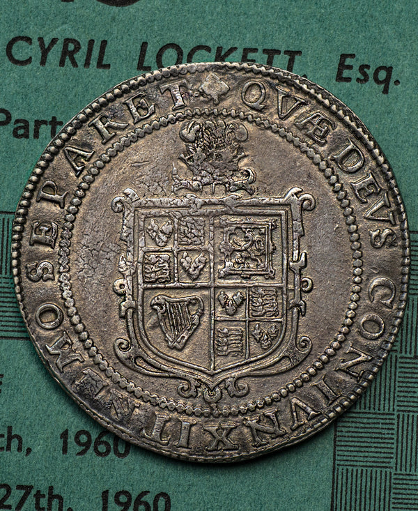 1624 James I Third coinage mm Trefoil over lys Crown