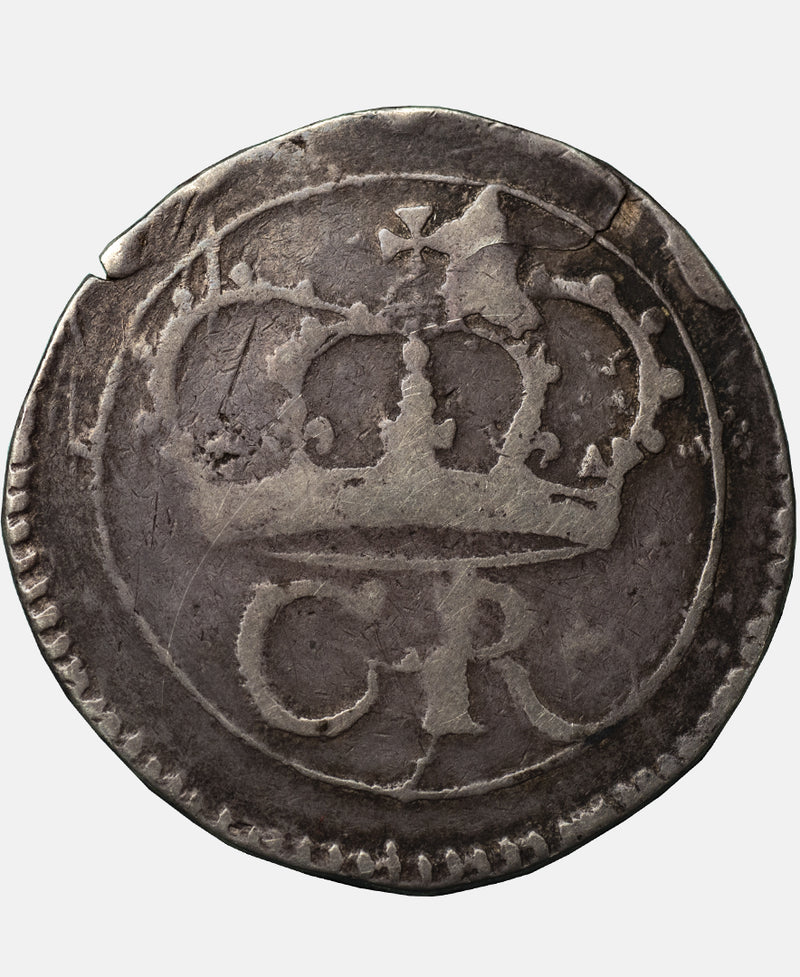1643-44 Charles I Ormonde Issue Halfcrown - EX H M LINGFORD COLLECTION