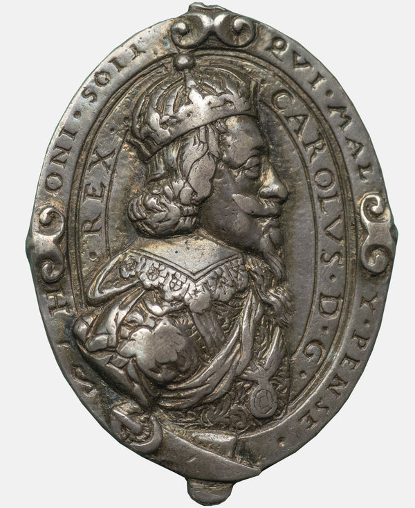 1642 - 49 Charles I Royalist Badge by Thomas Rawlins