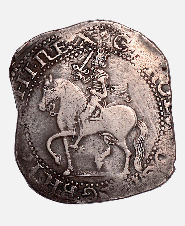 1645 Charles I Salopia Mint Halfcrown - Ex Colin Adams Collection