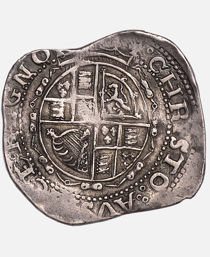 1645 Charles I Salopia Mint Halfcrown - Ex Colin Adams Collection