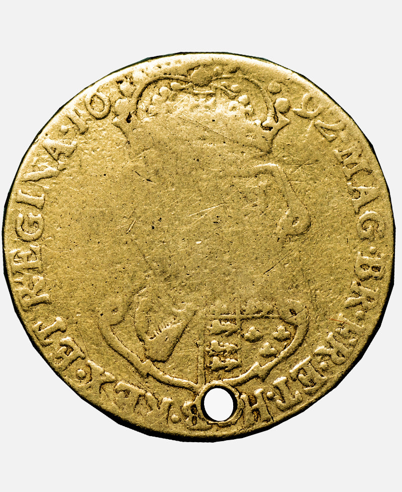 1692 William & Mary Elephant below Guinea "UNIQUE"